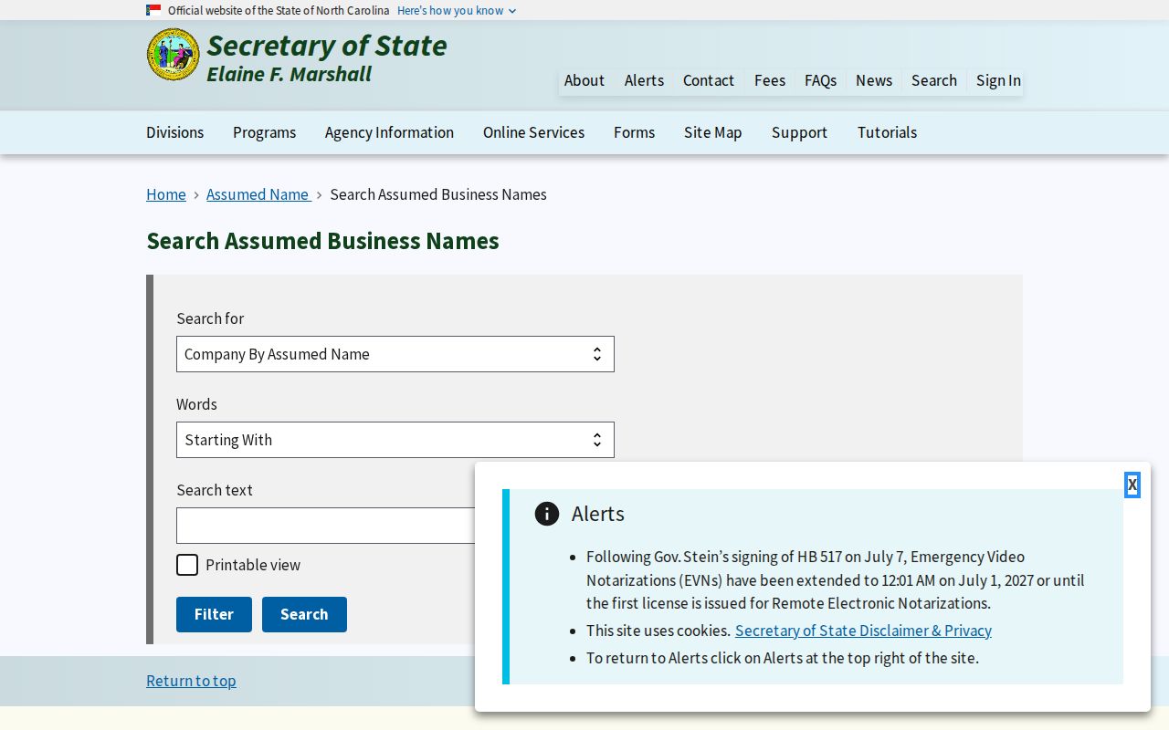 Mint Hill people directories statewide assumed-name county and date search